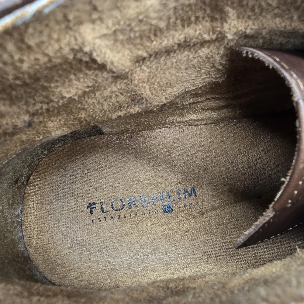 Florsheim Shoe Men's 9.5 M Dusk BT Chukka Boots Brown